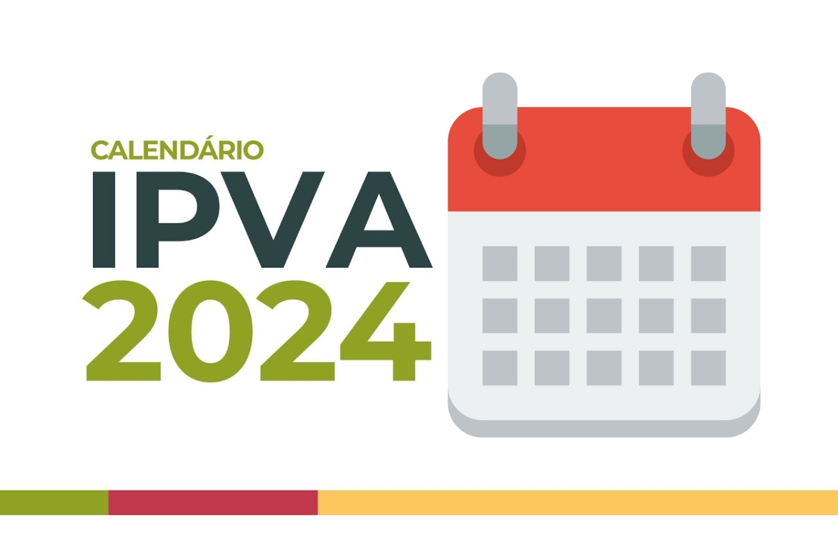 Calendário IPVA 2024 com ícone de calendário.